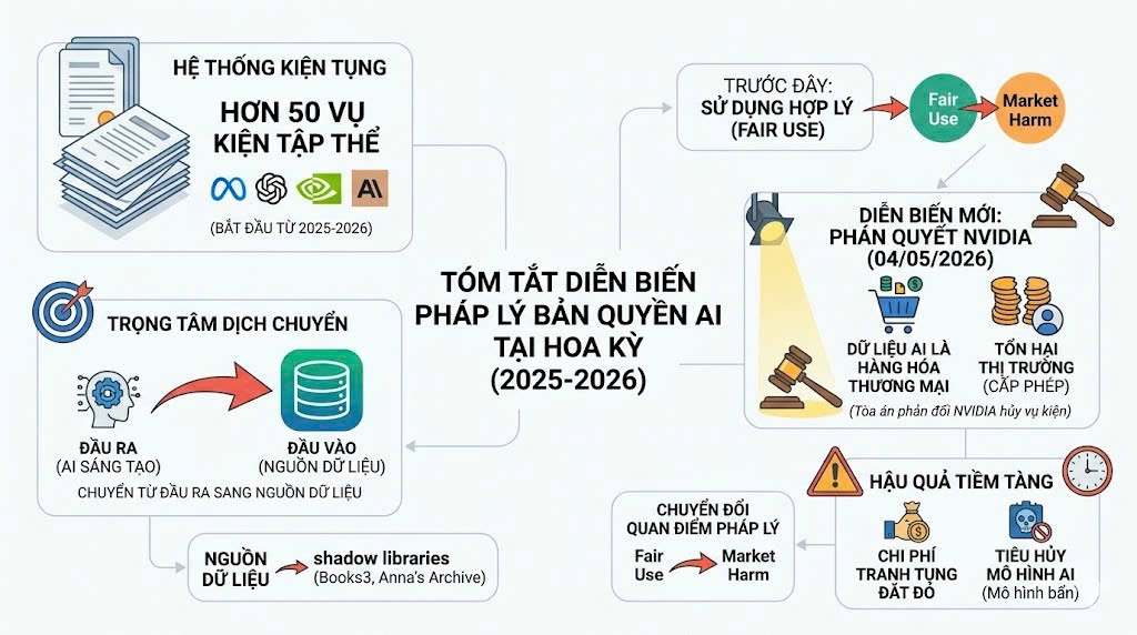 Diễn biến vụ kiện bản quyền AI